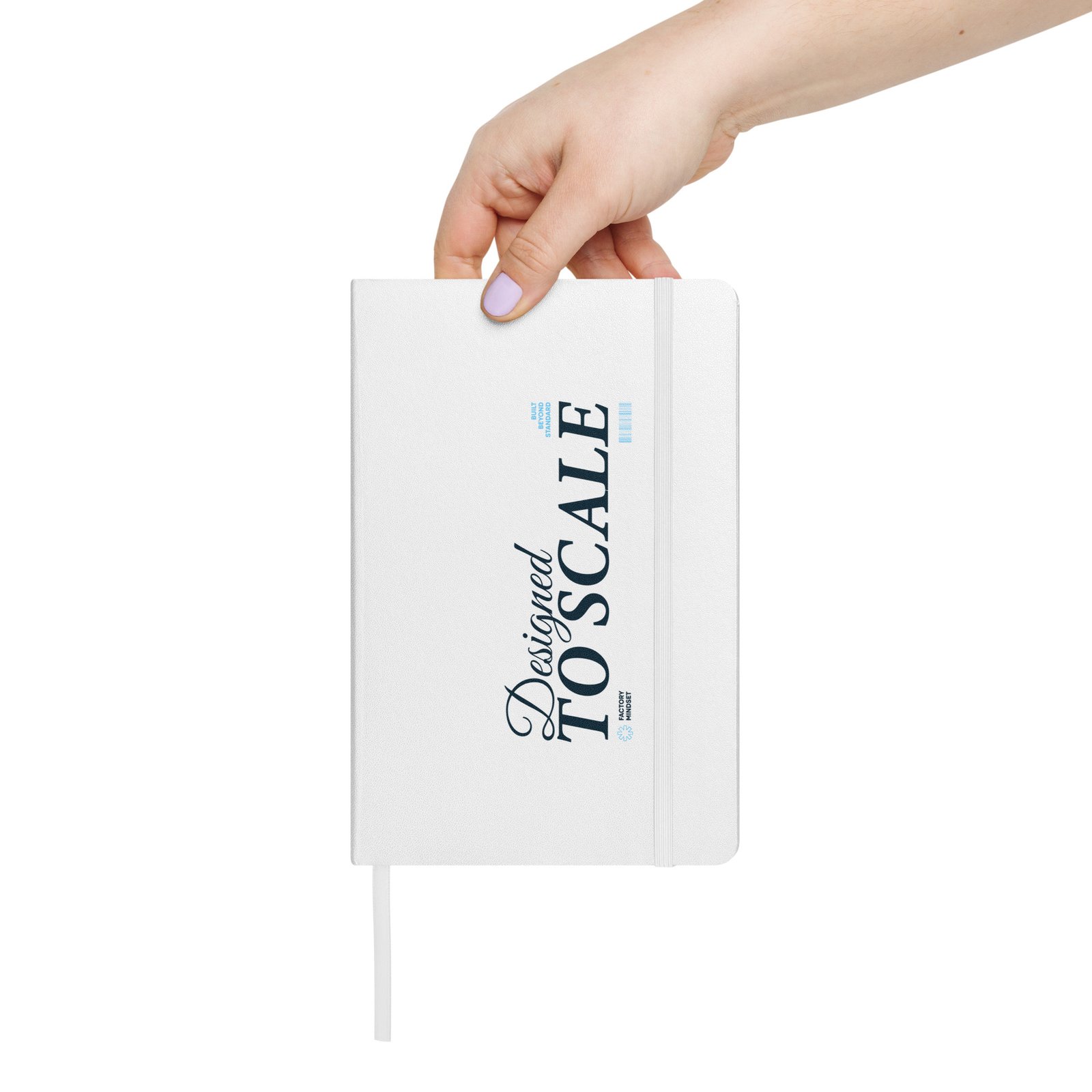 Hardcover "Designed to Scale" bound notebook - Image 3