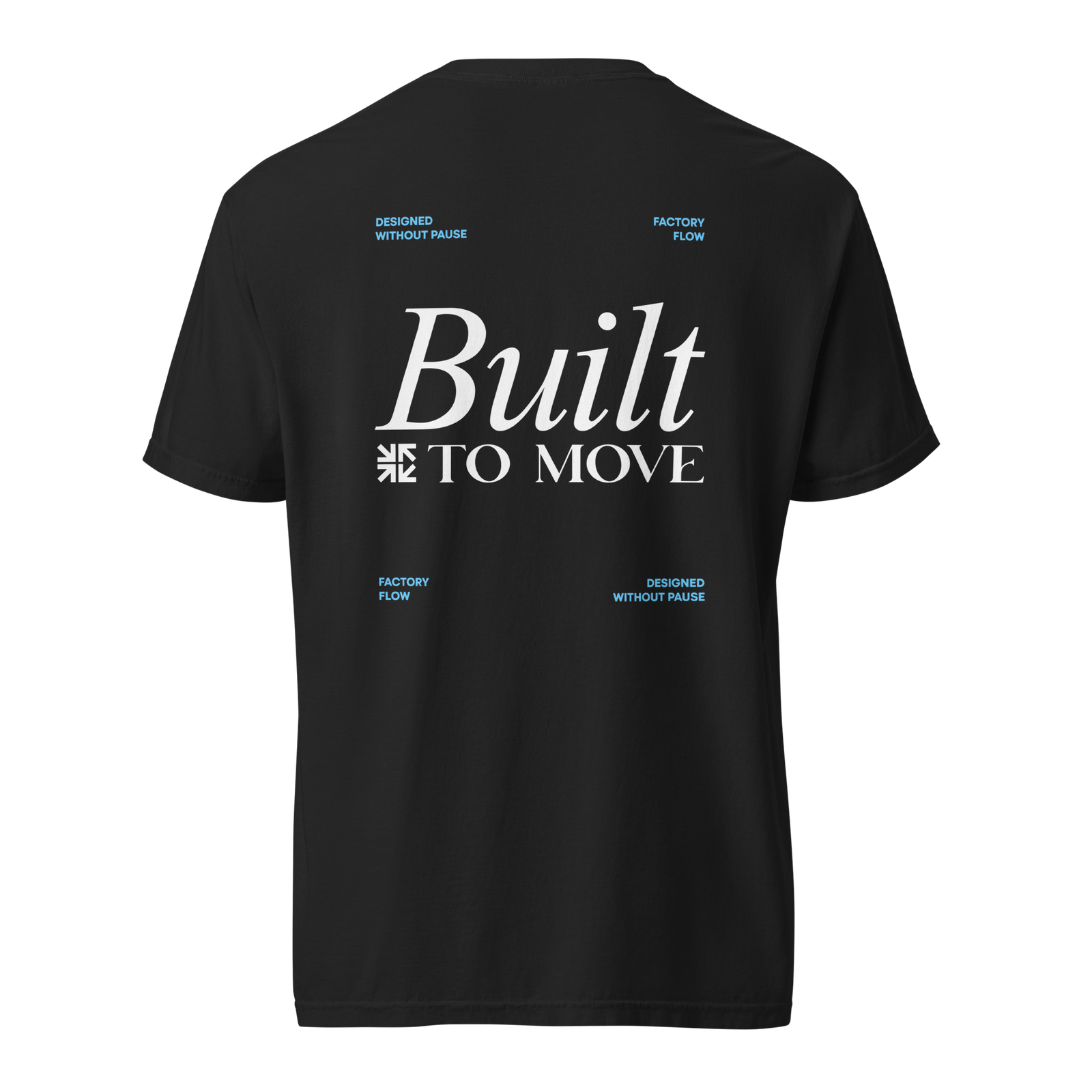 Unisex "Designed to Scale" garment-dyed heavyweight t-shirt Dark - Image 3