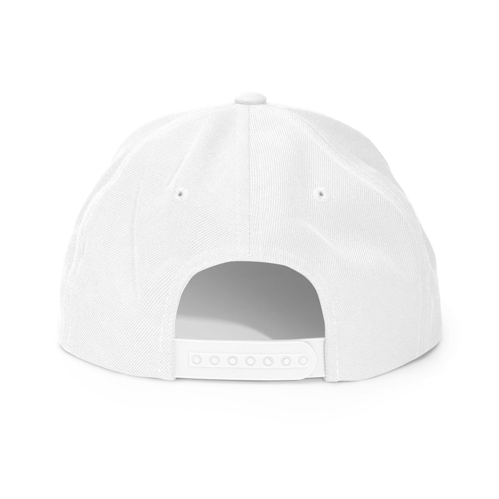 BreezeTech White Snapback Hat - Image 6