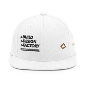BreezeTech White Snapback Hat