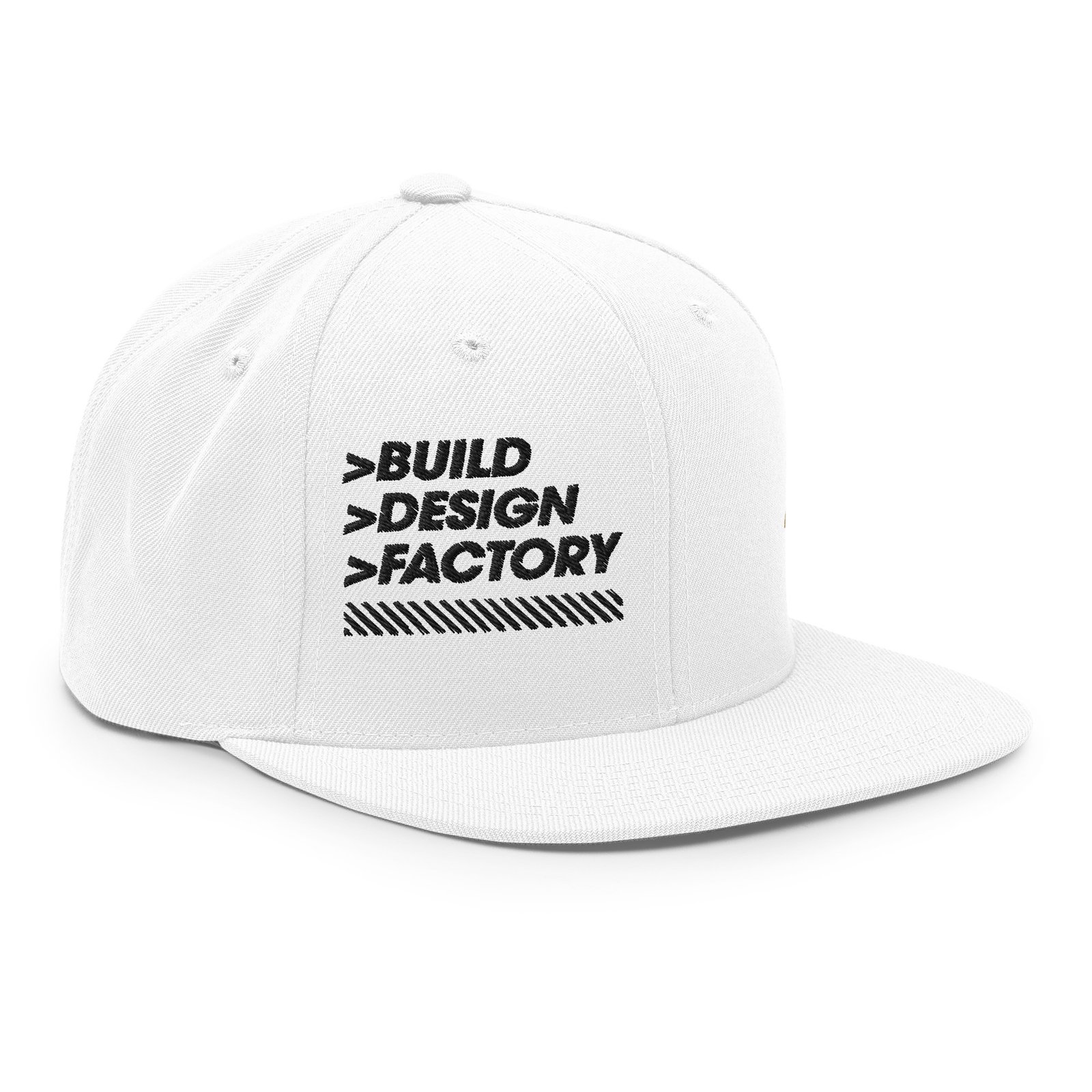 BreezeTech White Snapback Hat - Image 5