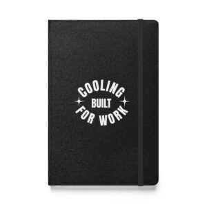 Hardcover bound notebook
