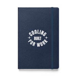 Hardcover bound notebook