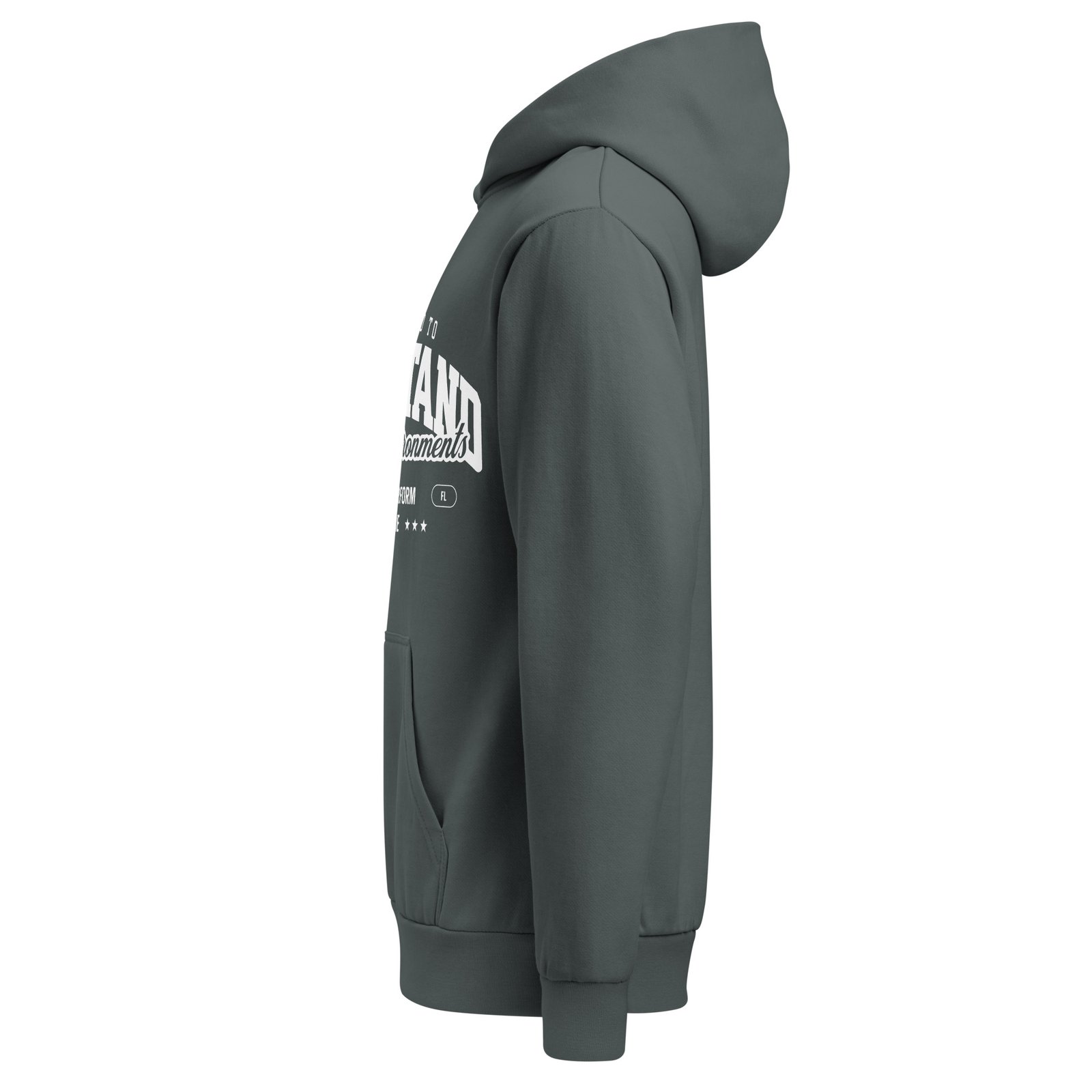 Urban garment-dyed hoodie Engineered - Image 3