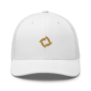 BreezeTech White Trucker Cap