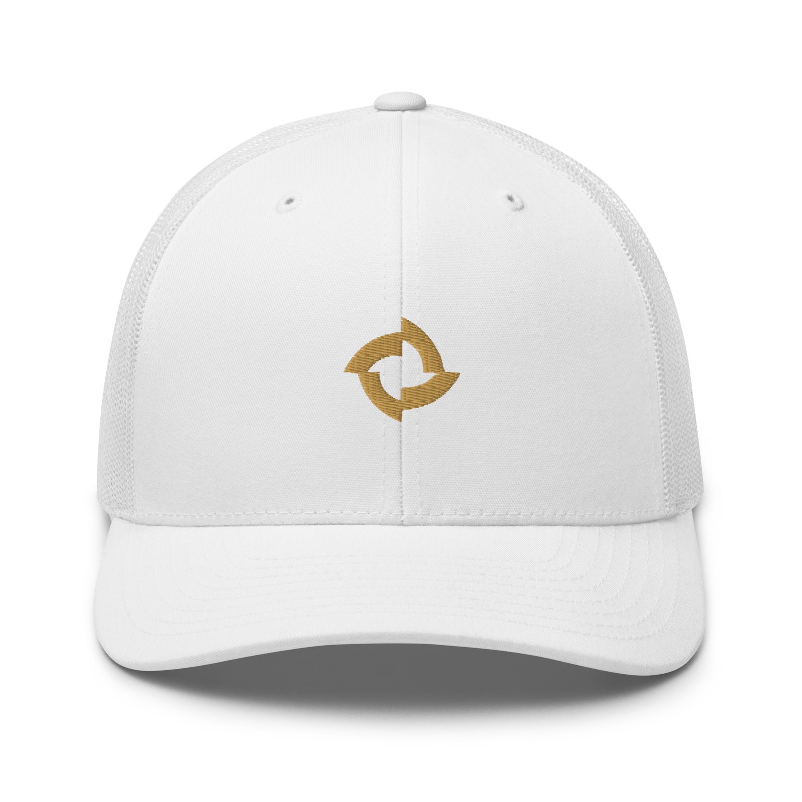 BreezeTech White Trucker Cap