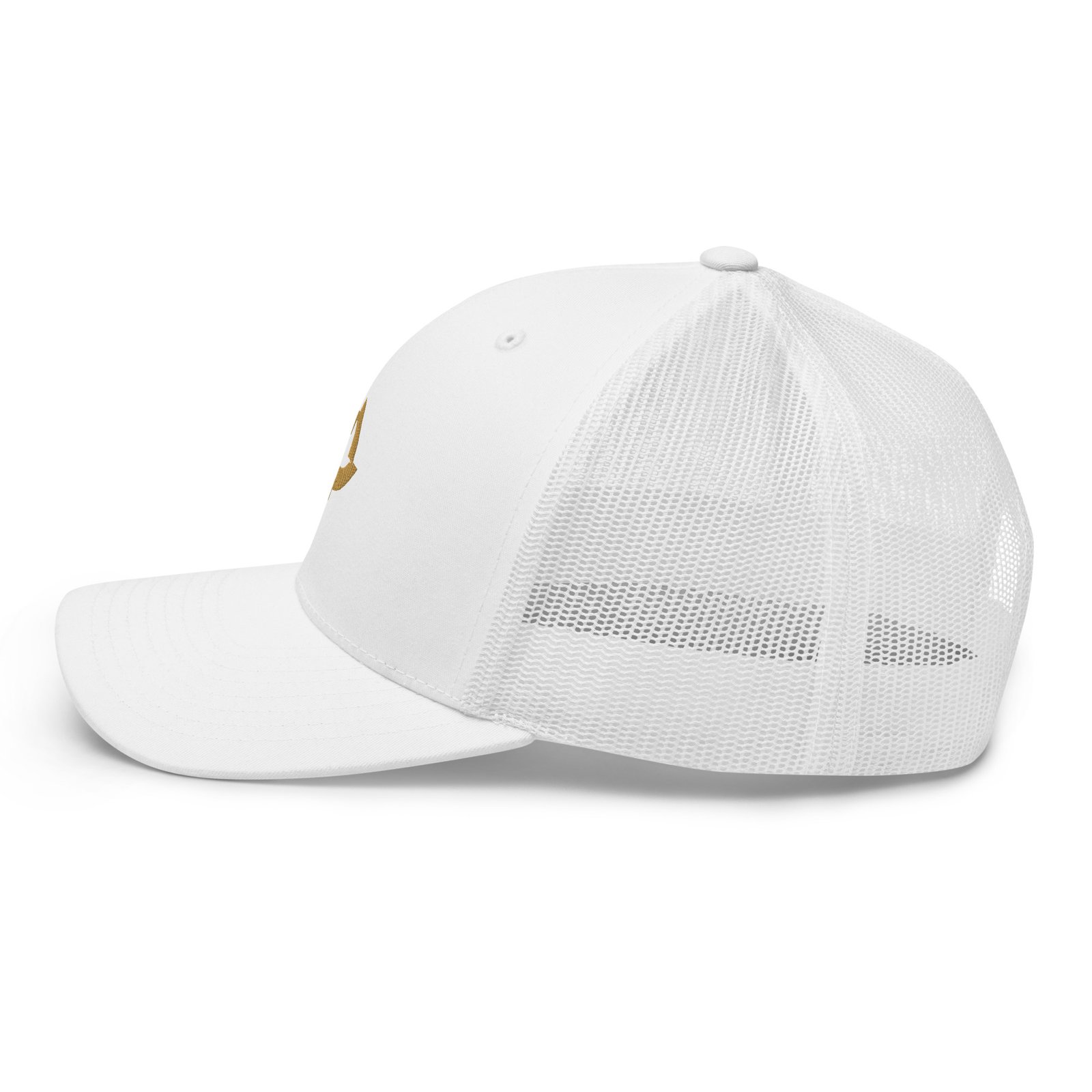 BreezeTech White Trucker Cap - Image 3