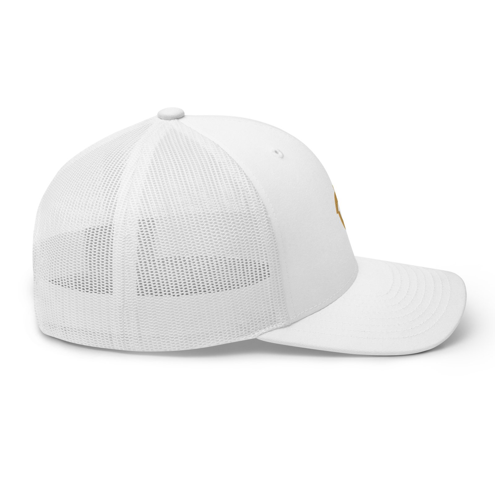 BreezeTech White Trucker Cap - Image 5