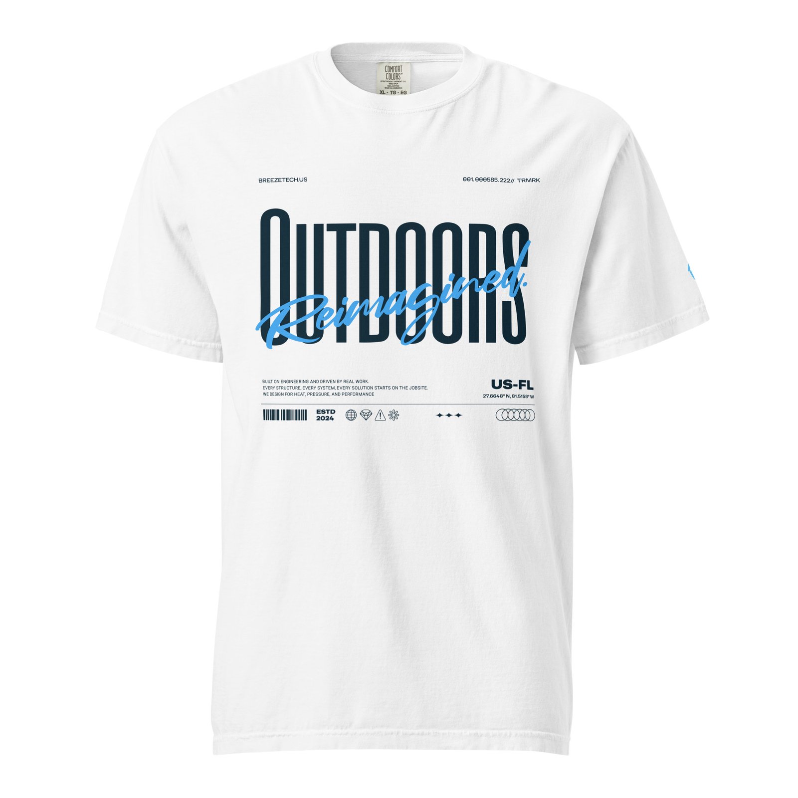 Unisex garment-dyed heavyweight t-shirt