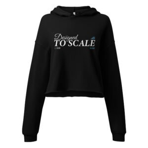Unfold Crop Hoodie Designed