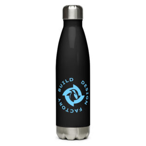 BreezeTech Stainless steel water bottle Dark