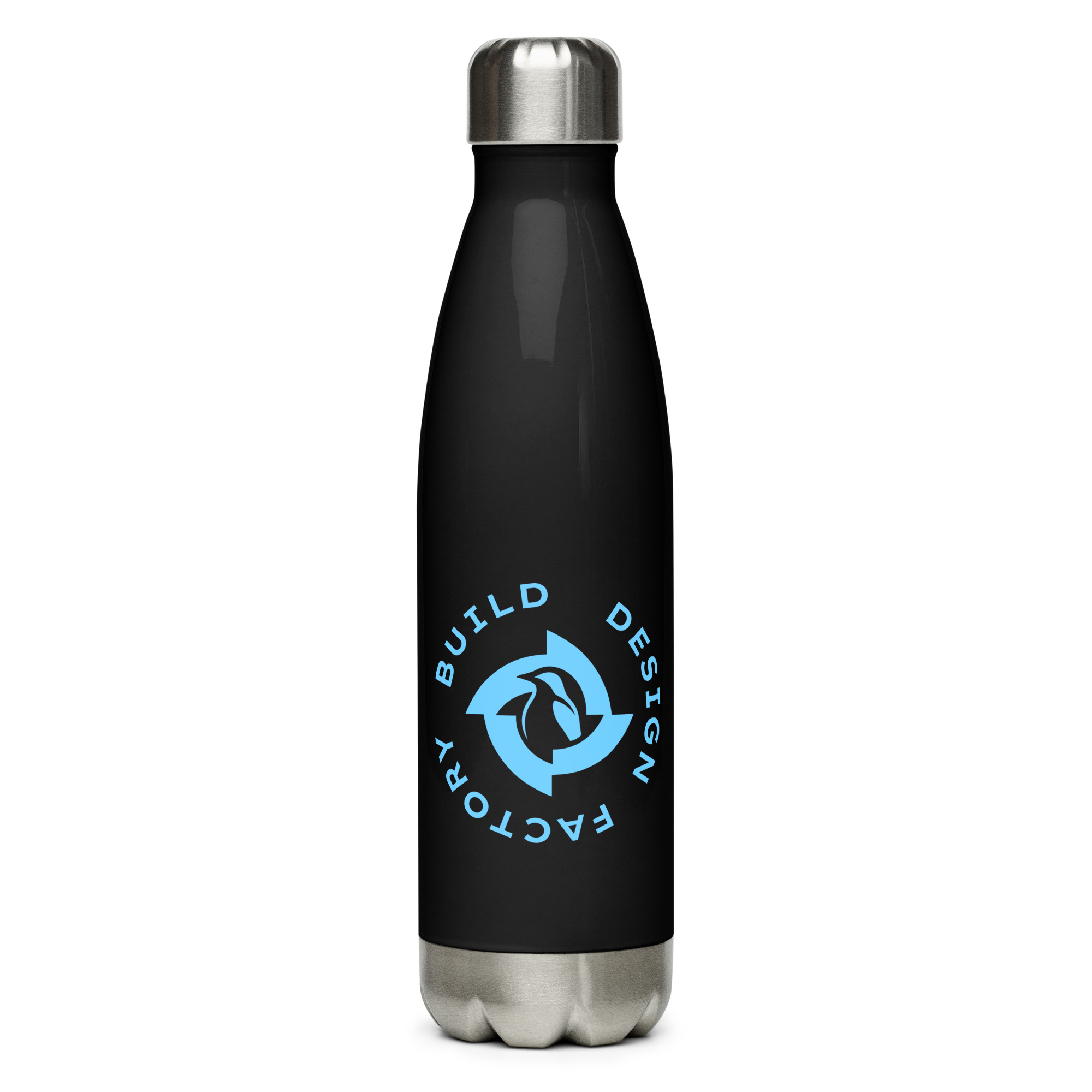 BreezeTech Stainless steel water bottle Dark