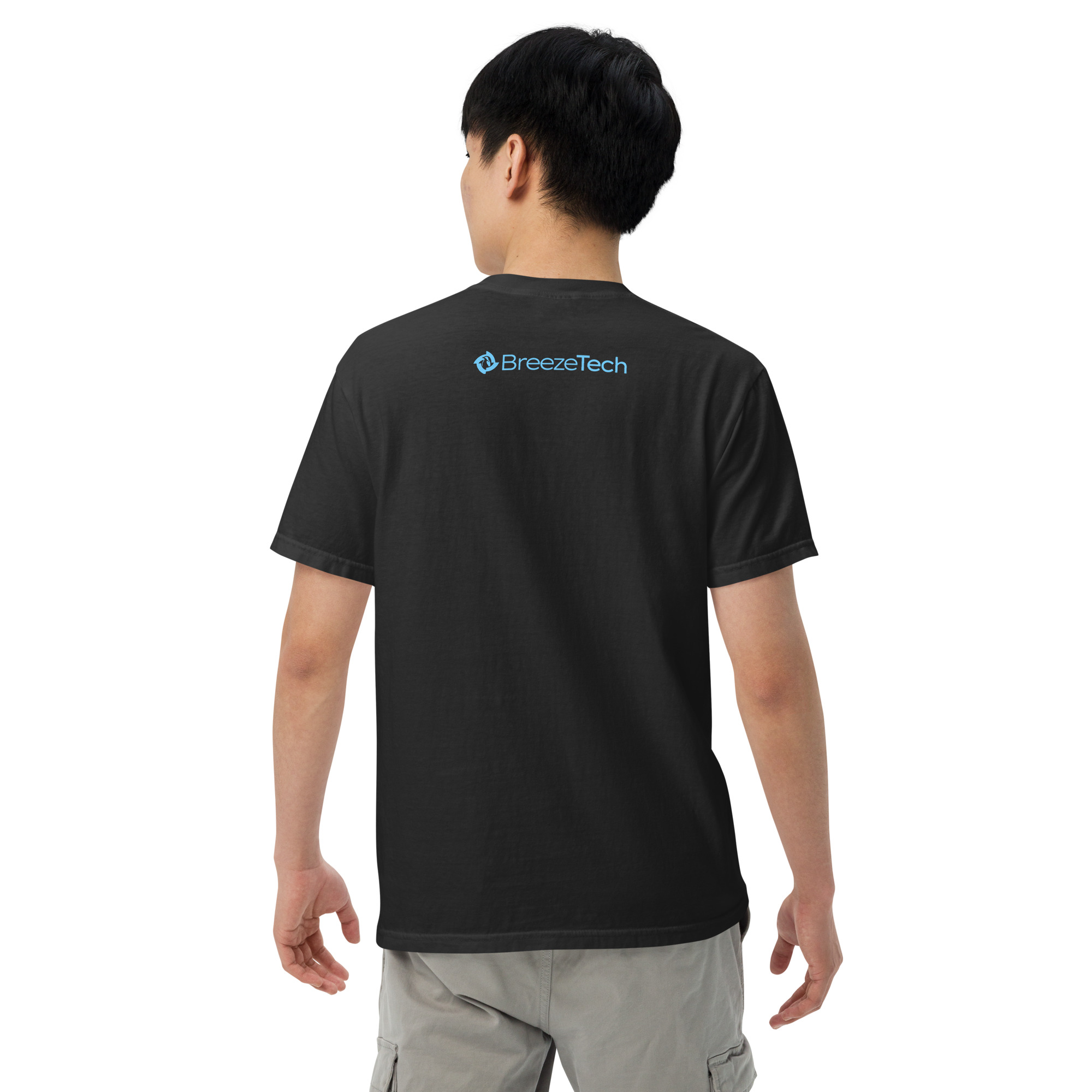 BreezeTech Unisex t-shirt Black - Image 4