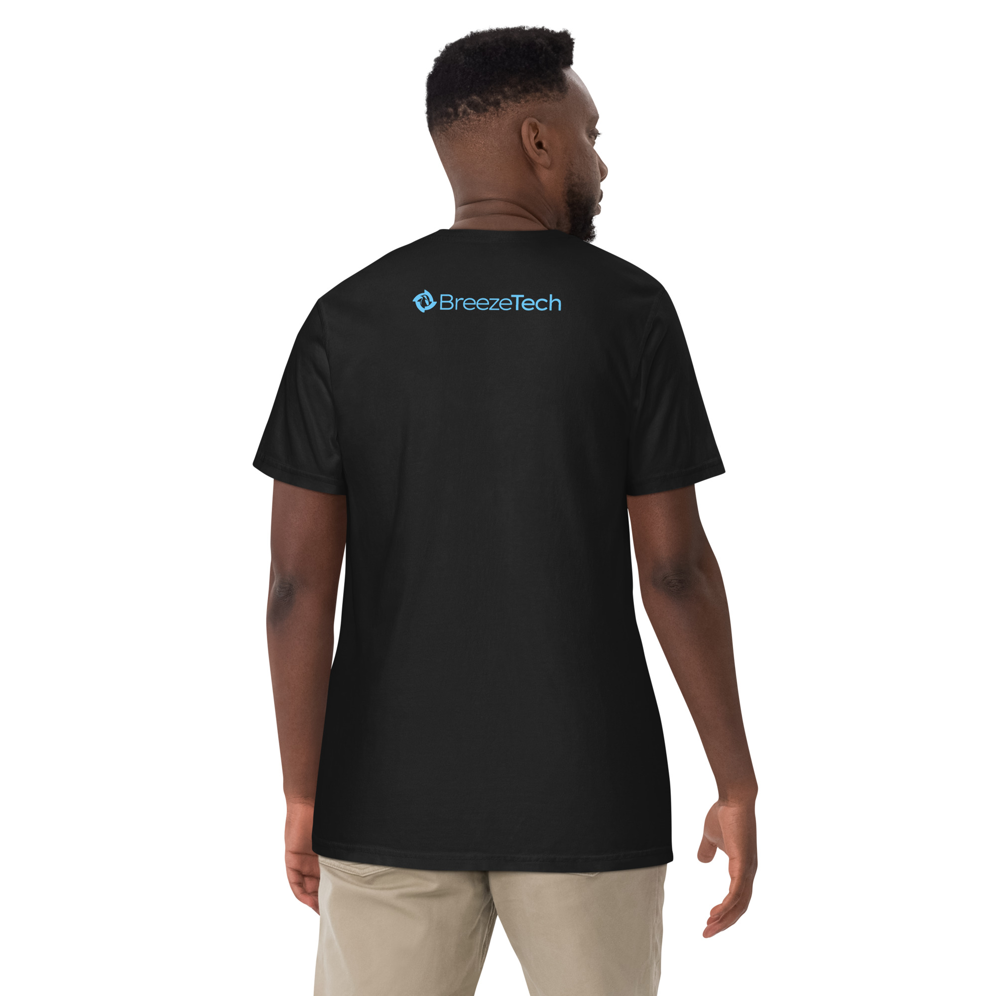 BreezeTech Unisex t-shirt Black - Image 6