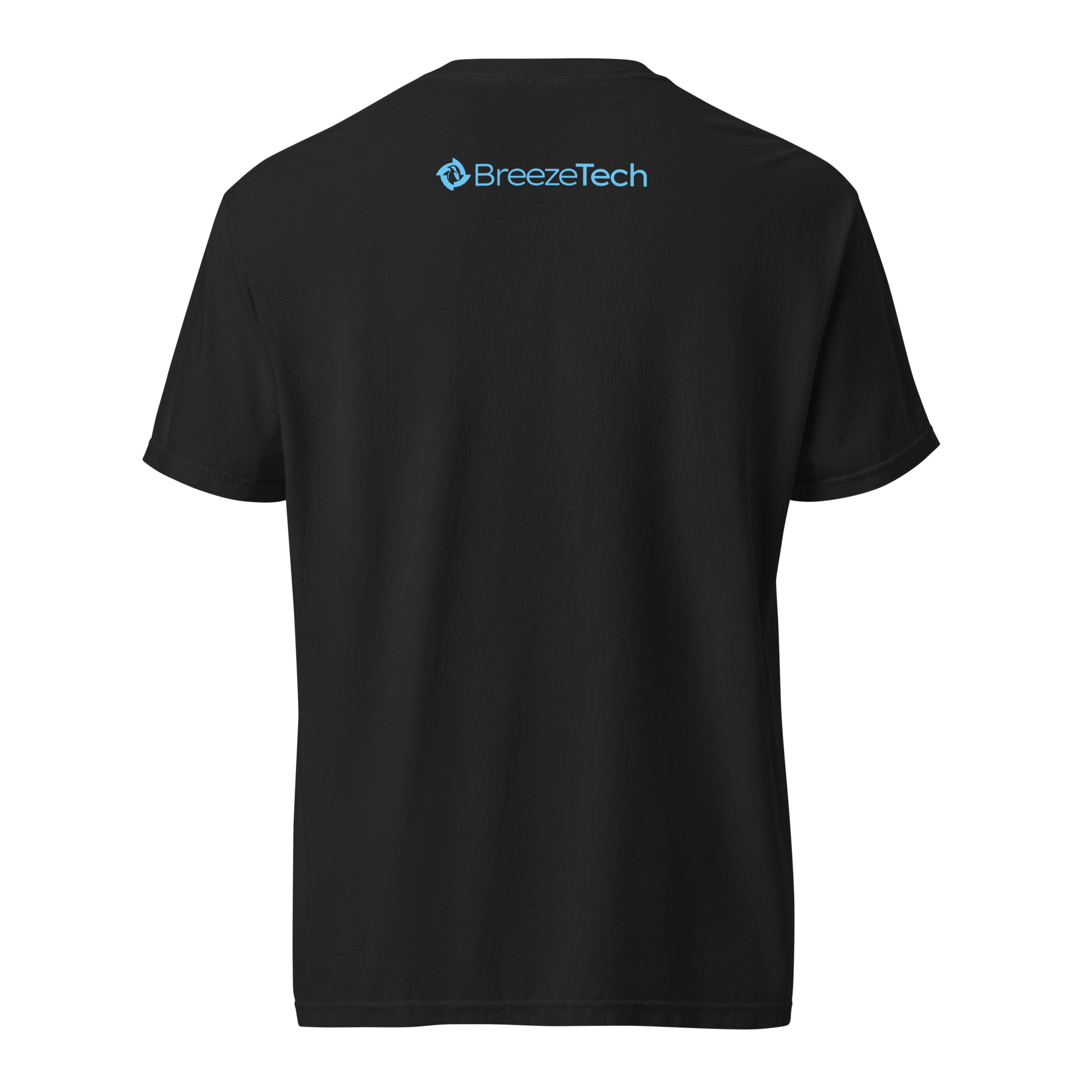 BreezeTech Unisex t-shirt Black - Image 2