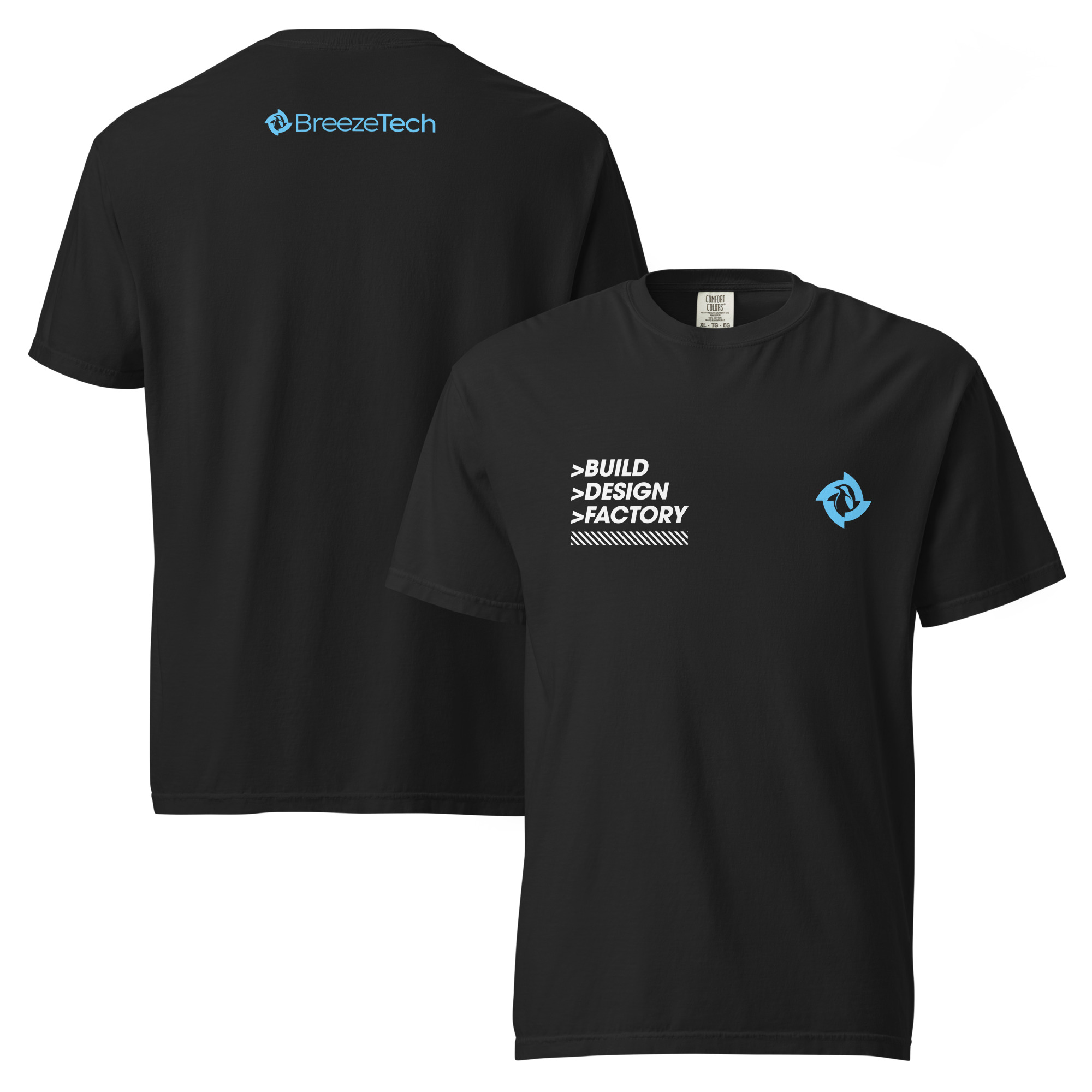 BreezeTech Unisex t-shirt Black - Image 7
