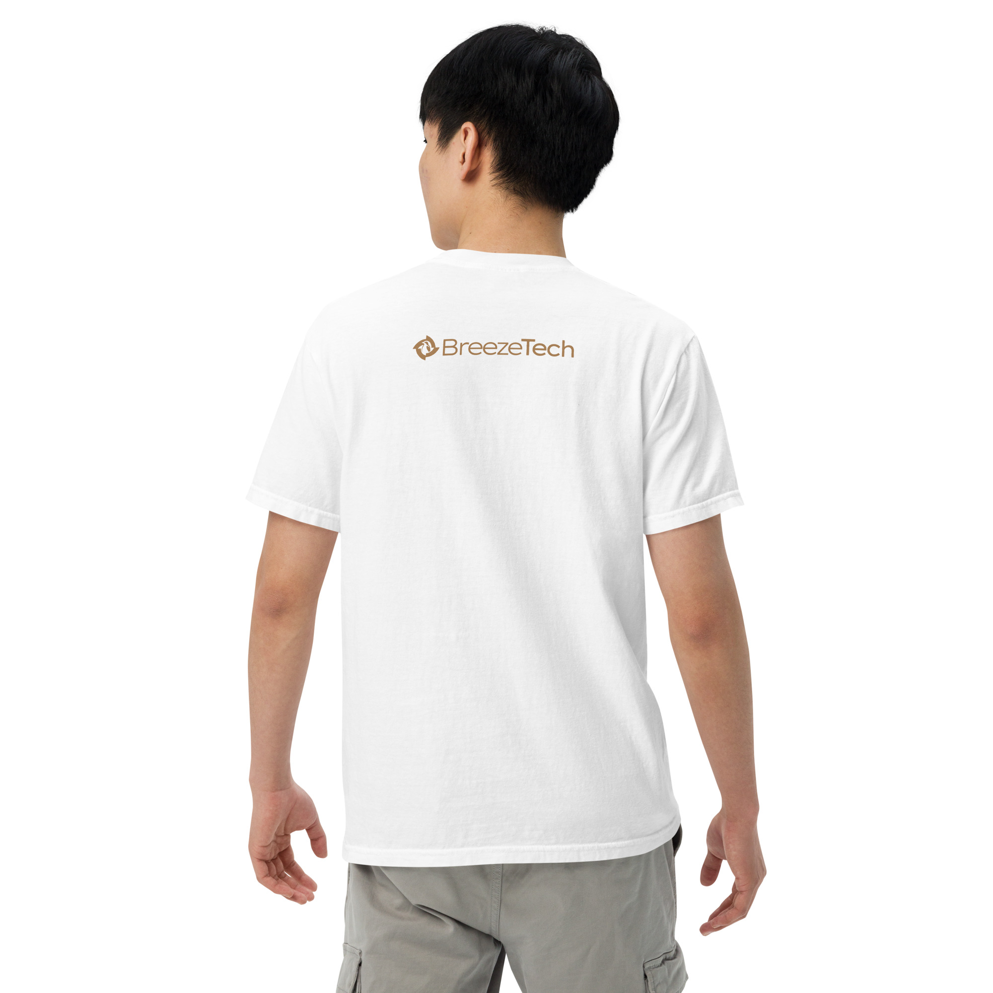 BreezeTech Unisex t-shirt White - Image 4