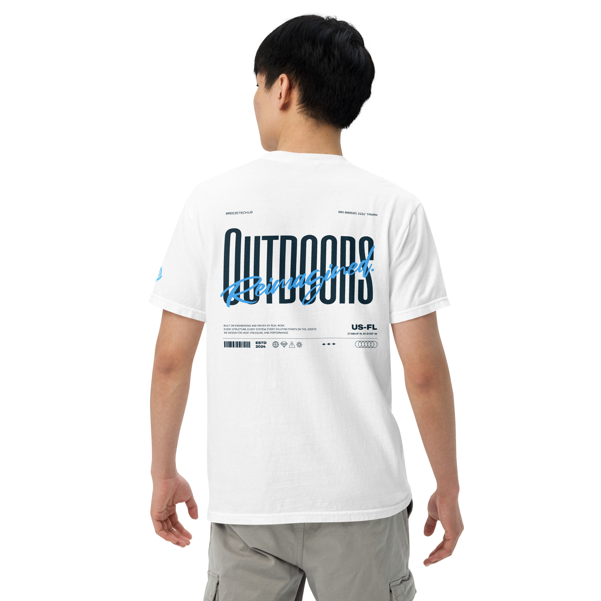 Unisex garment-dyed heavyweight t-shirt - Image 8