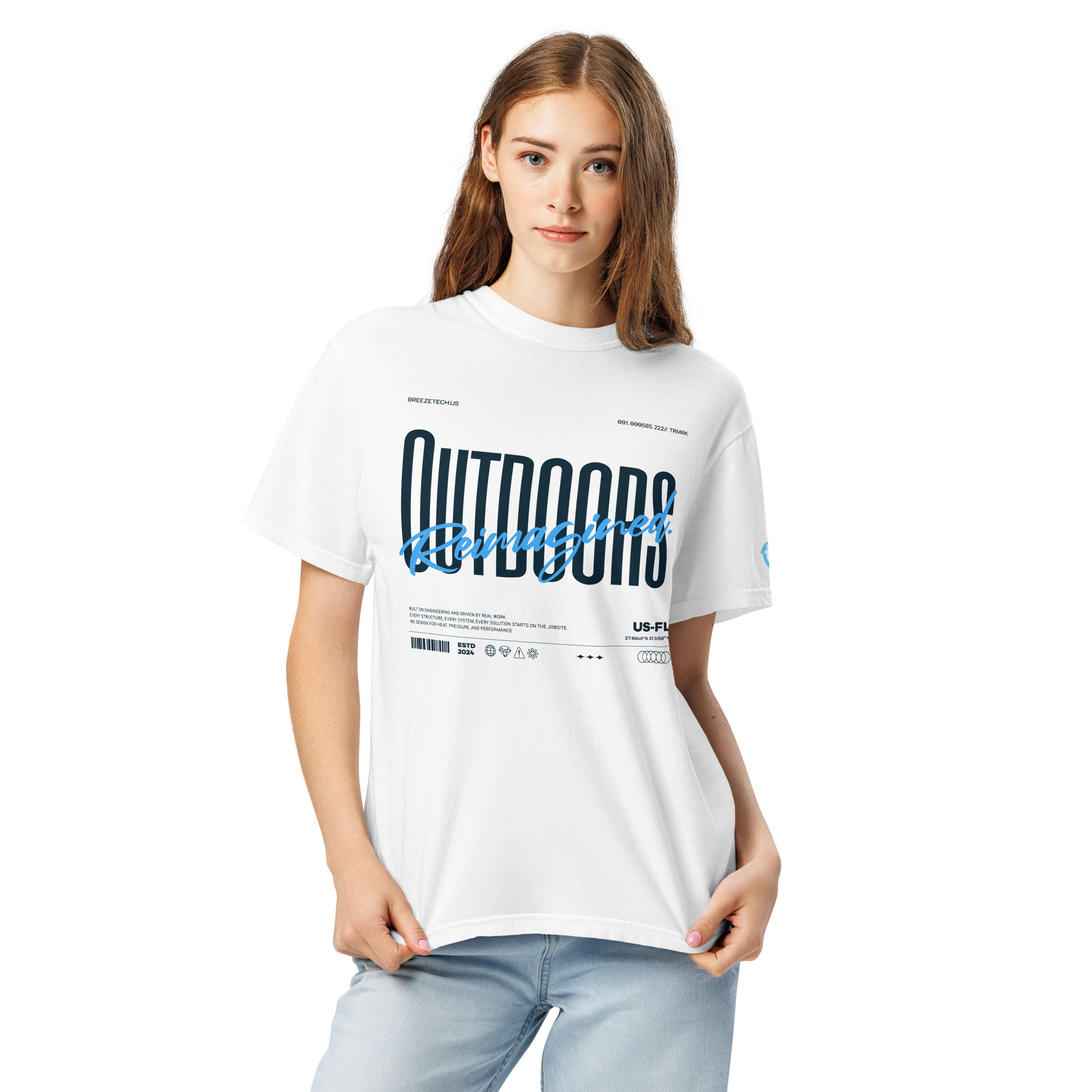 Unisex garment-dyed heavyweight t-shirt - Image 9