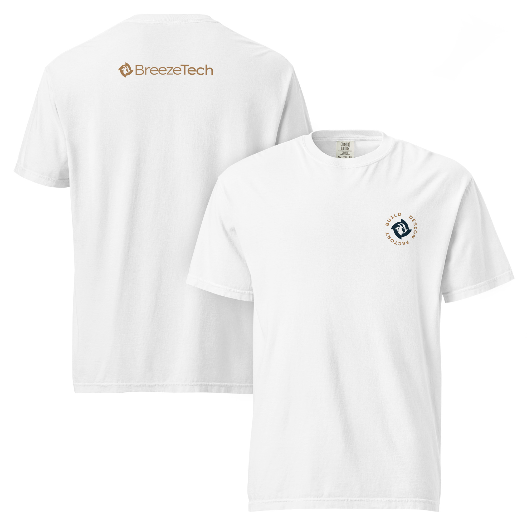 BreezeTech Unisex t-shirt White - Image 3