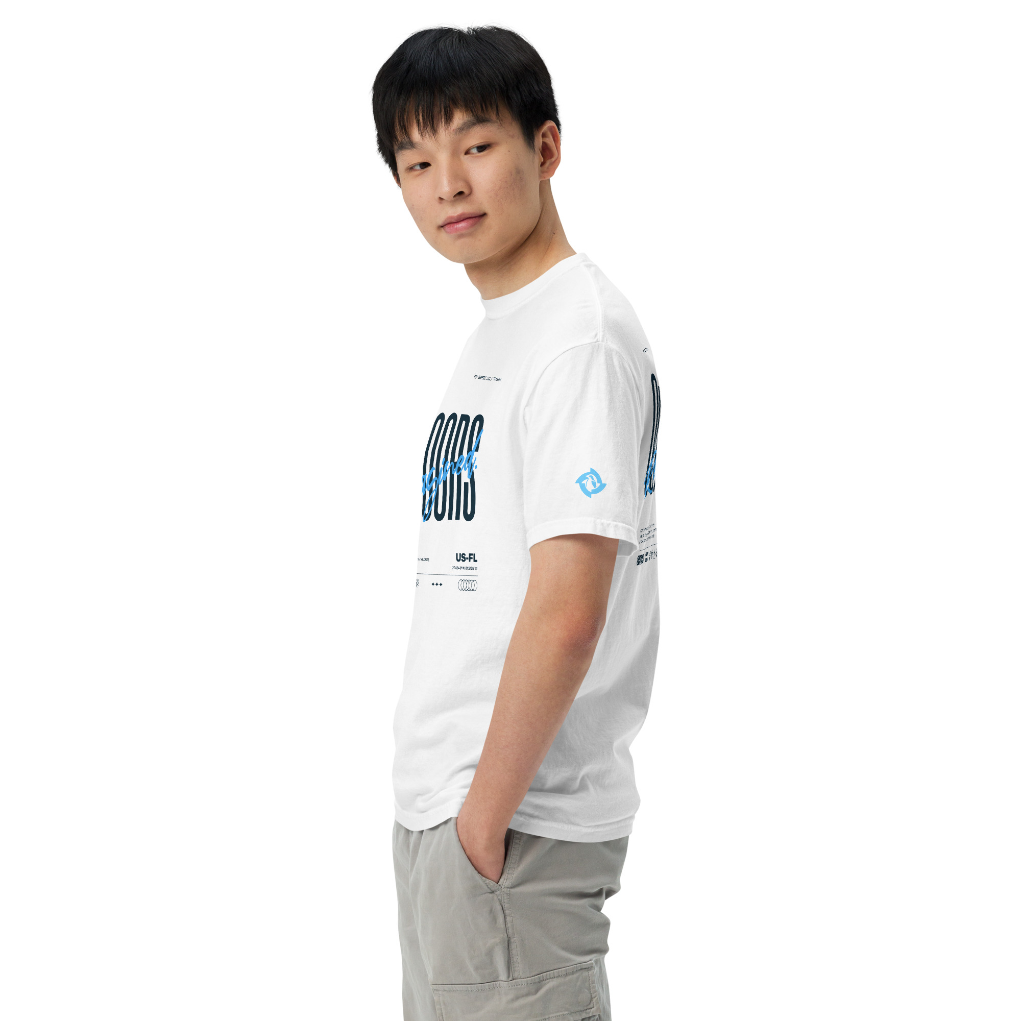 Unisex garment-dyed heavyweight t-shirt - Image 7