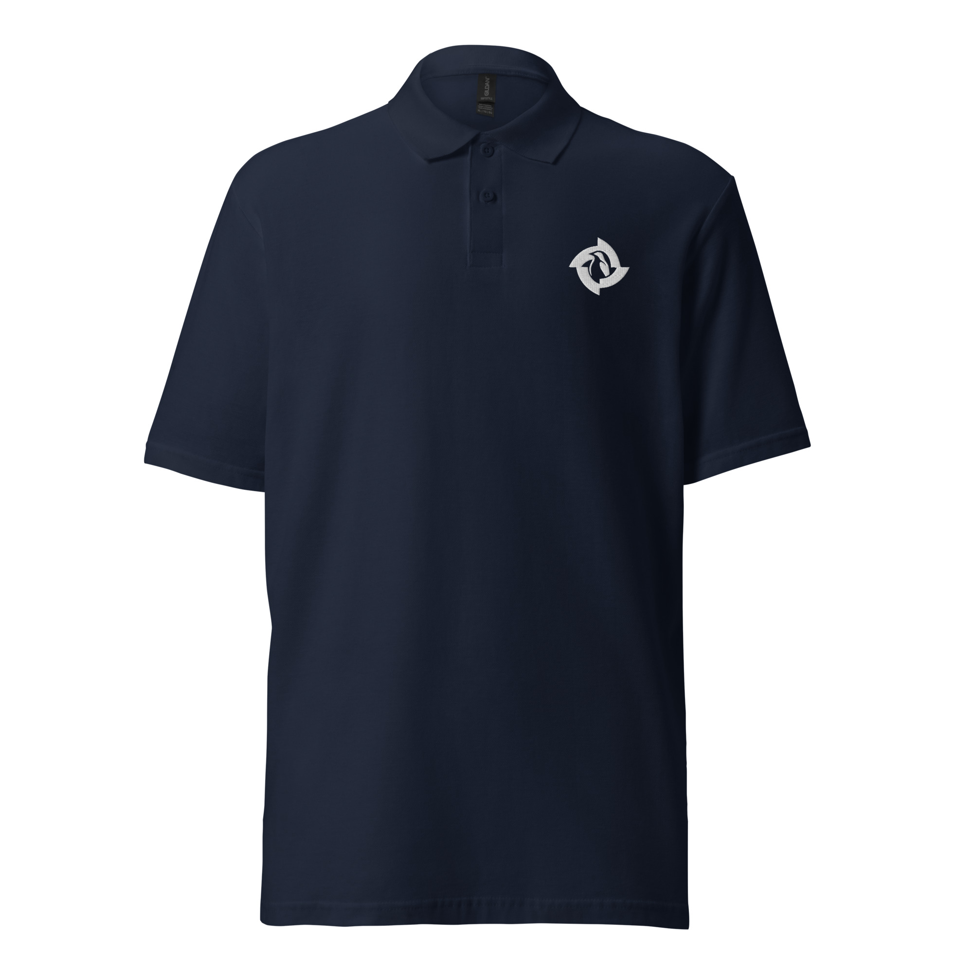 BreezeTech Unisex Dark polo shirt - Image 4