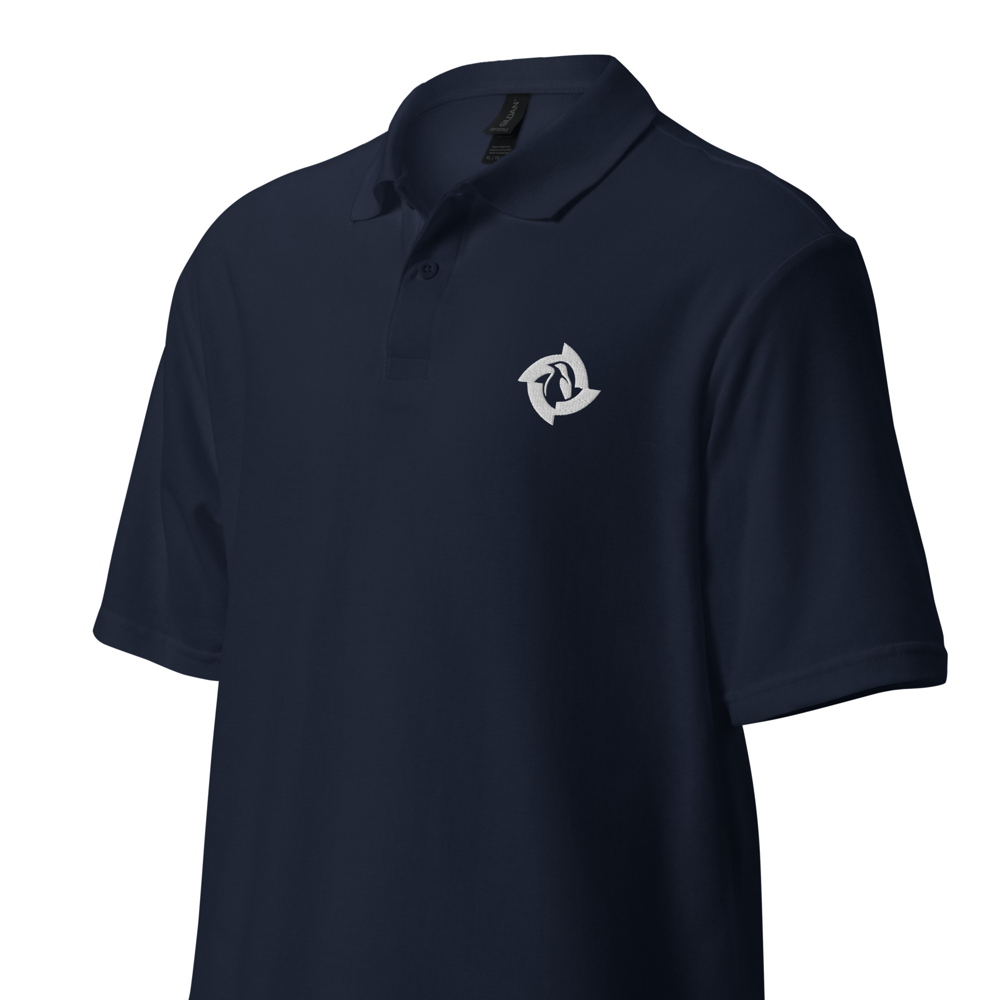 BreezeTech Unisex Dark polo shirt - Image 5