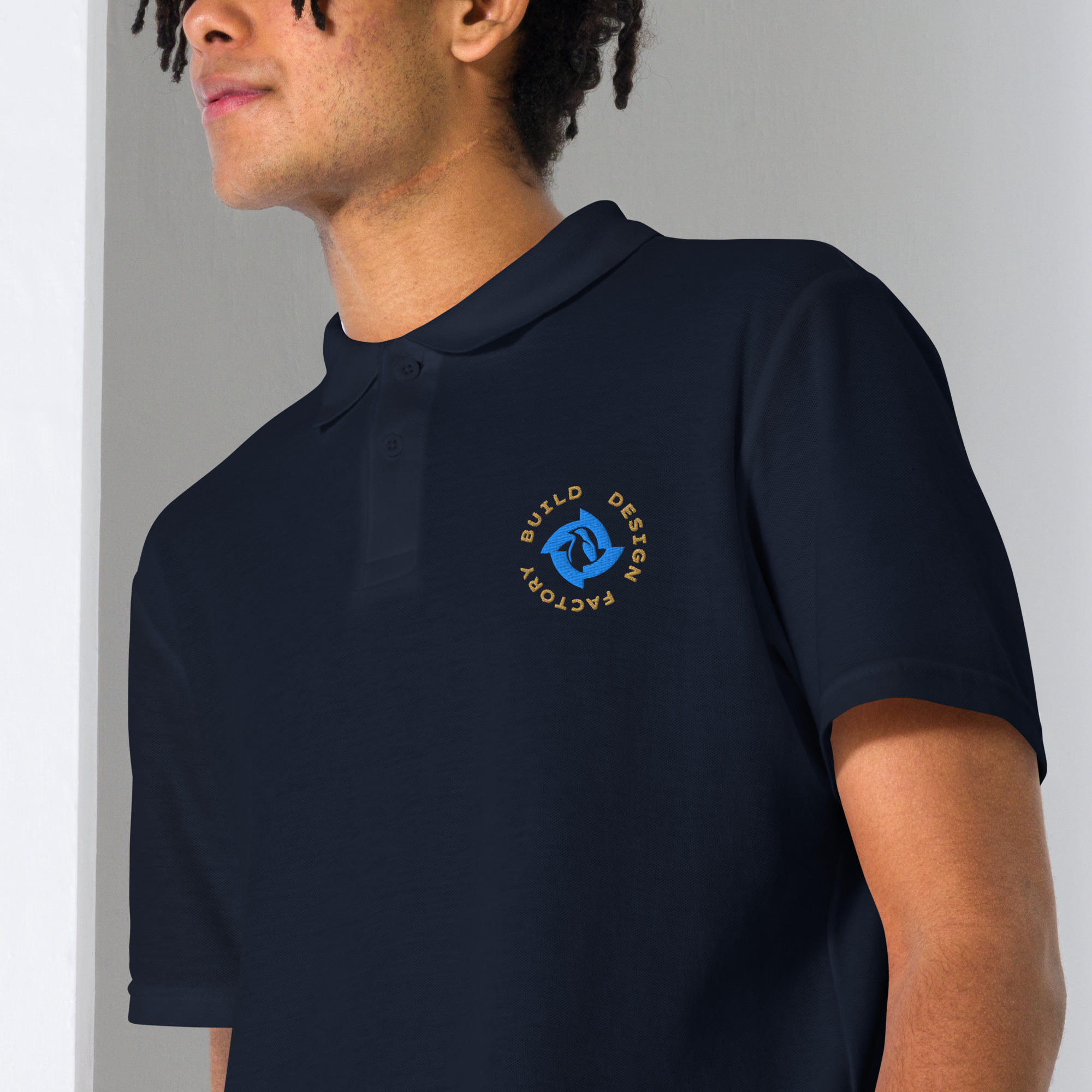 BreezeTech Unisex polo shirt - Image 4
