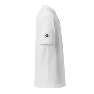 BreezeTech Unisex White polo shirt